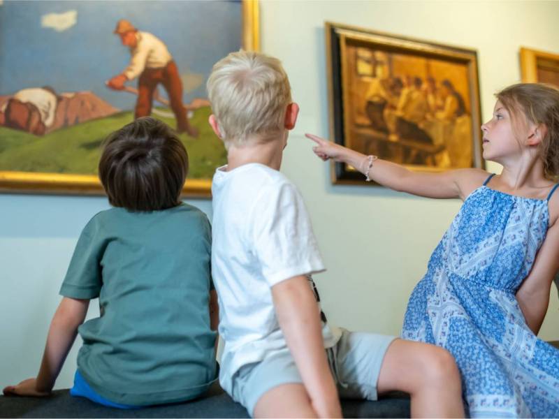 Albin Egger-Lienz entdecken 1 (c) Museum Schloss Bruck, Foto Markus Mayr