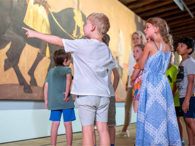Albin Egger-Lienz entdecken 2 (c) Museum Schloss Bruck, Foto Markus Mayr