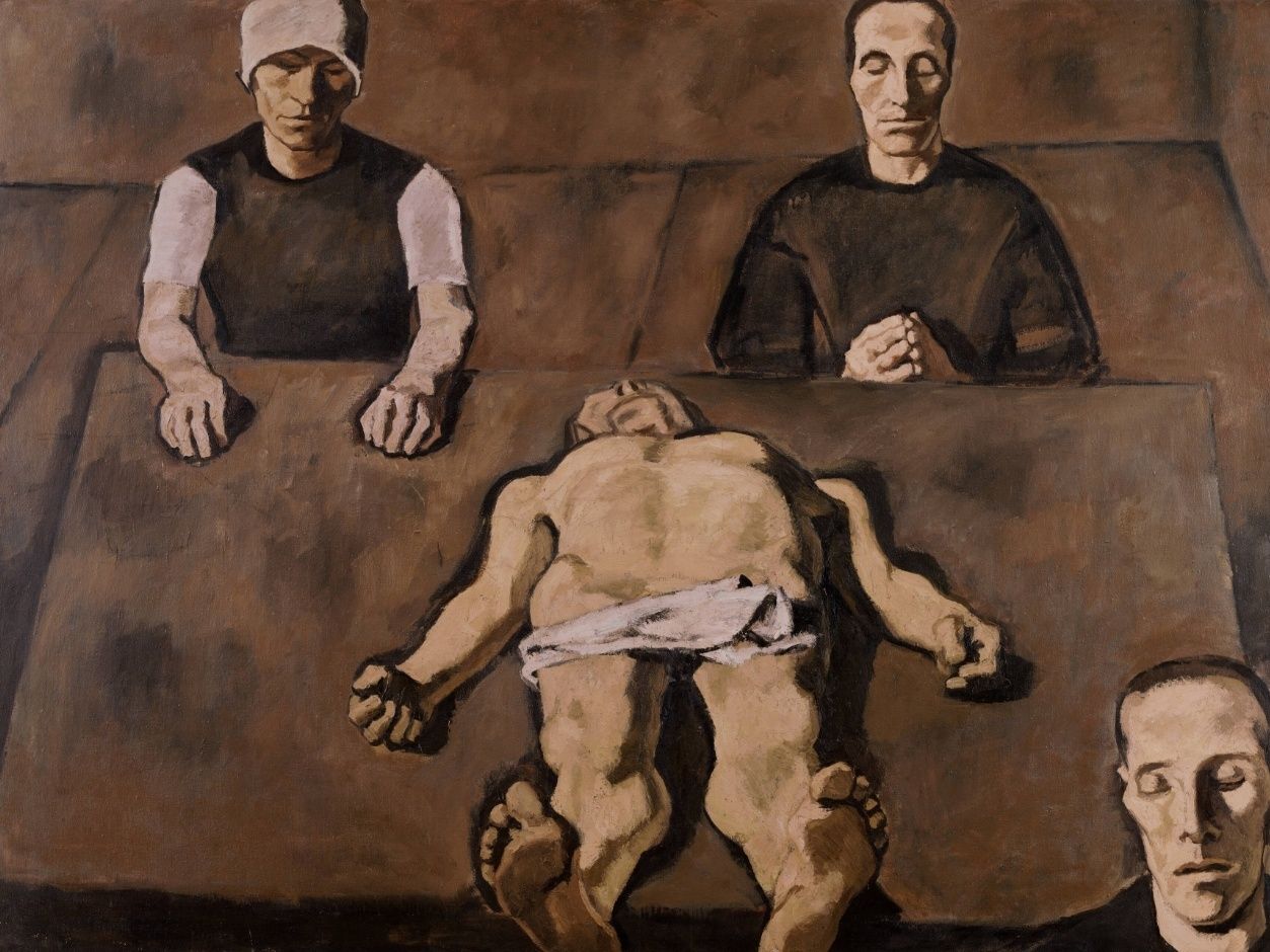 Pietà, Albin Egger-Lienz, 1926, Öl auf Leinwand (c) Leopold Museum, Wien