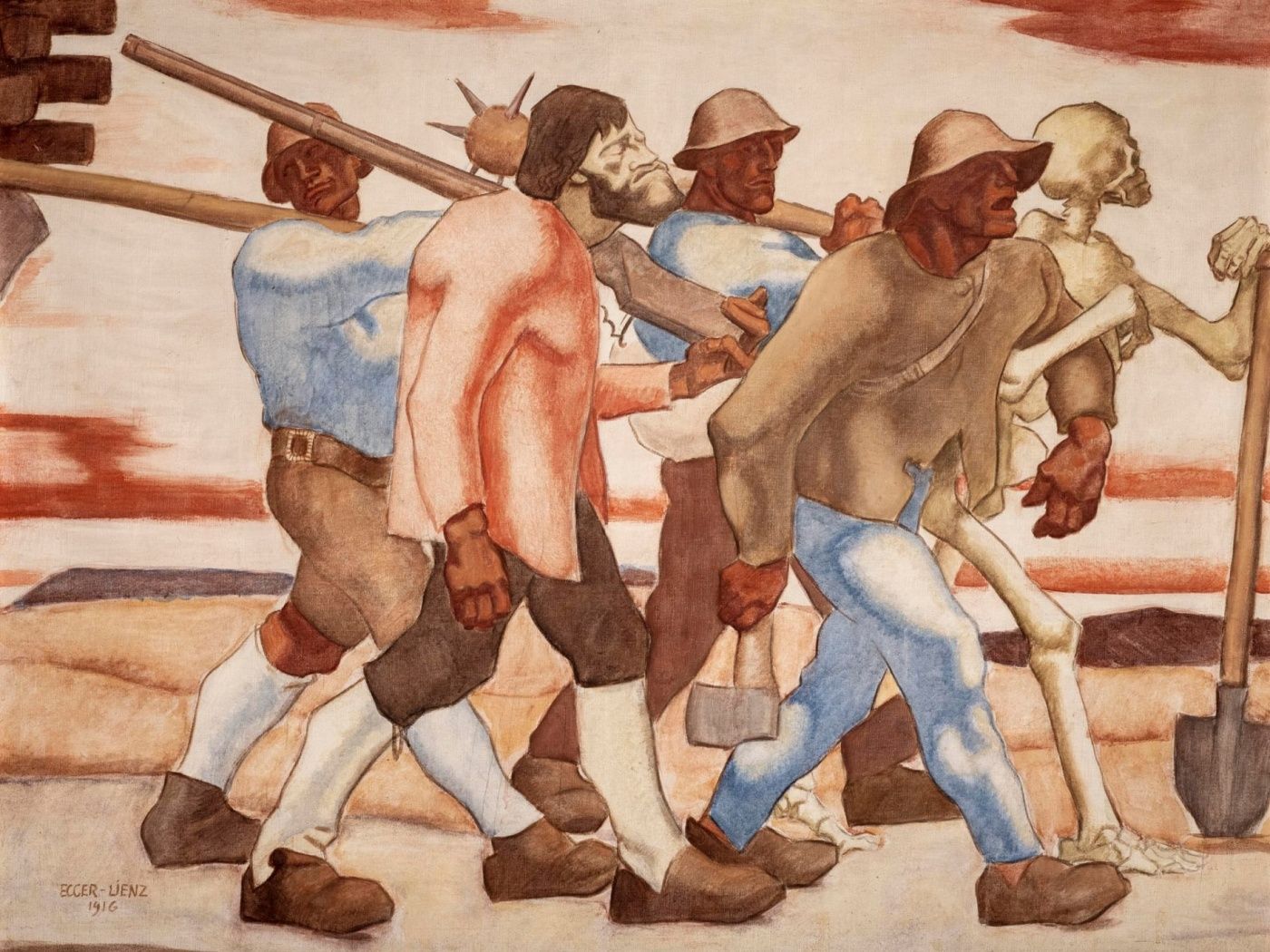  Albin Egger-Lienz - Dance of Death 