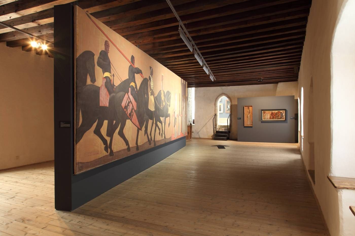 Albin Egger-Lienz, König Etzels Einzug in Wien (c) Museum Schloss Bruck, Zita Oberwalder