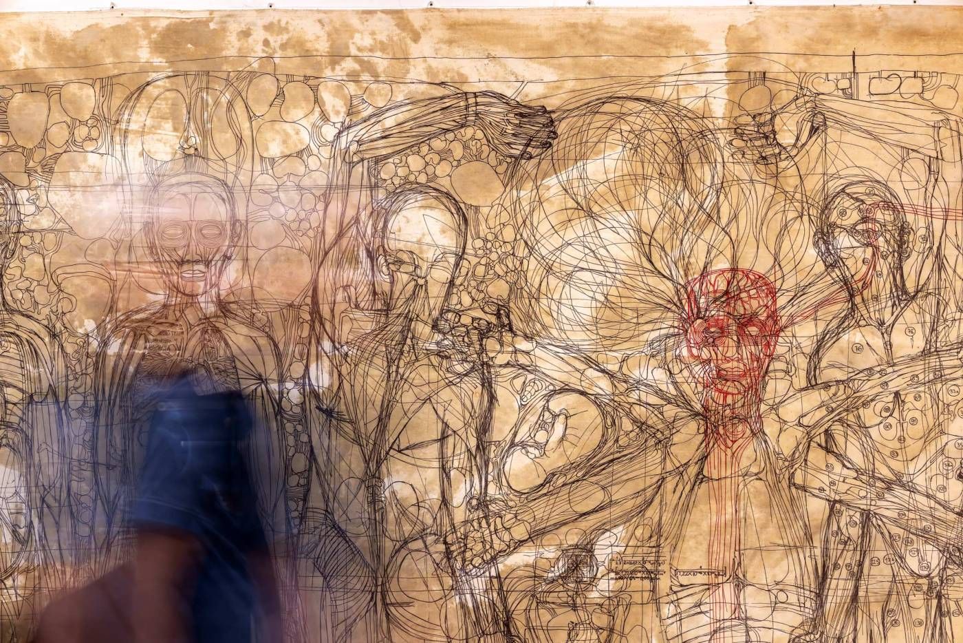 Hermann Nitsch, Das letzte Abendmahl, 1983, Galerie Sommer, Graz (c) Wolfgang Retter