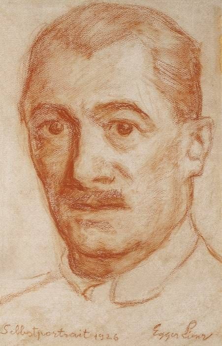 Selbstportrait, 1926. © Vaverka