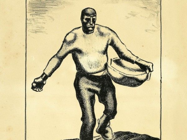 Albin Egger-Lienz, Der Sämann, 1912/1914 © Vaverka