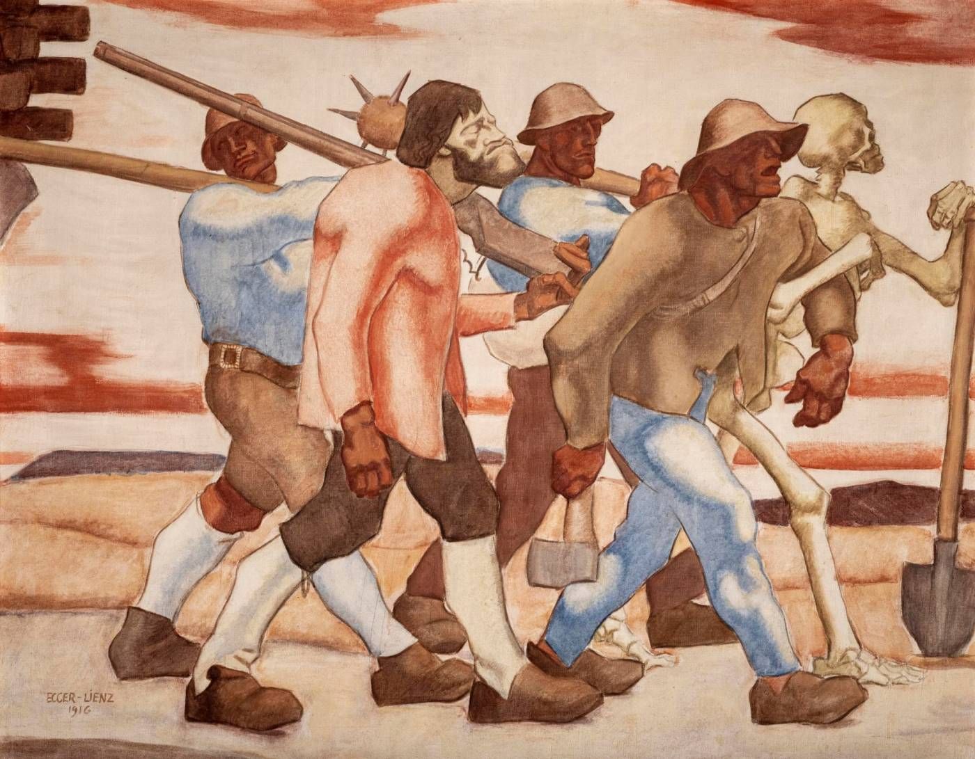 Albin Egger-Lienz, Totentanz (Version der IV. Fassung) (c) Martin Lugger