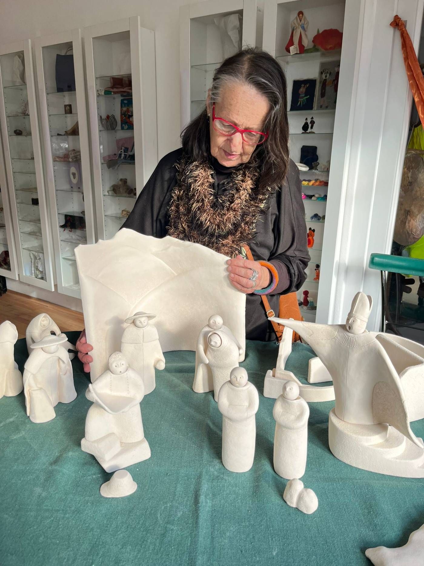 Margarethe Oberdorfer schuf die Figurengruppen für das Diözesanmuseum in Kärnten (c) Marion Lischke