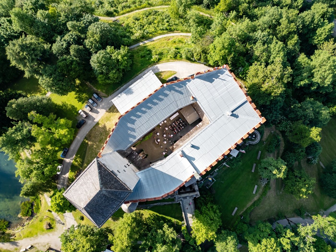 Schloss von oben (c) Wolfgang Retter